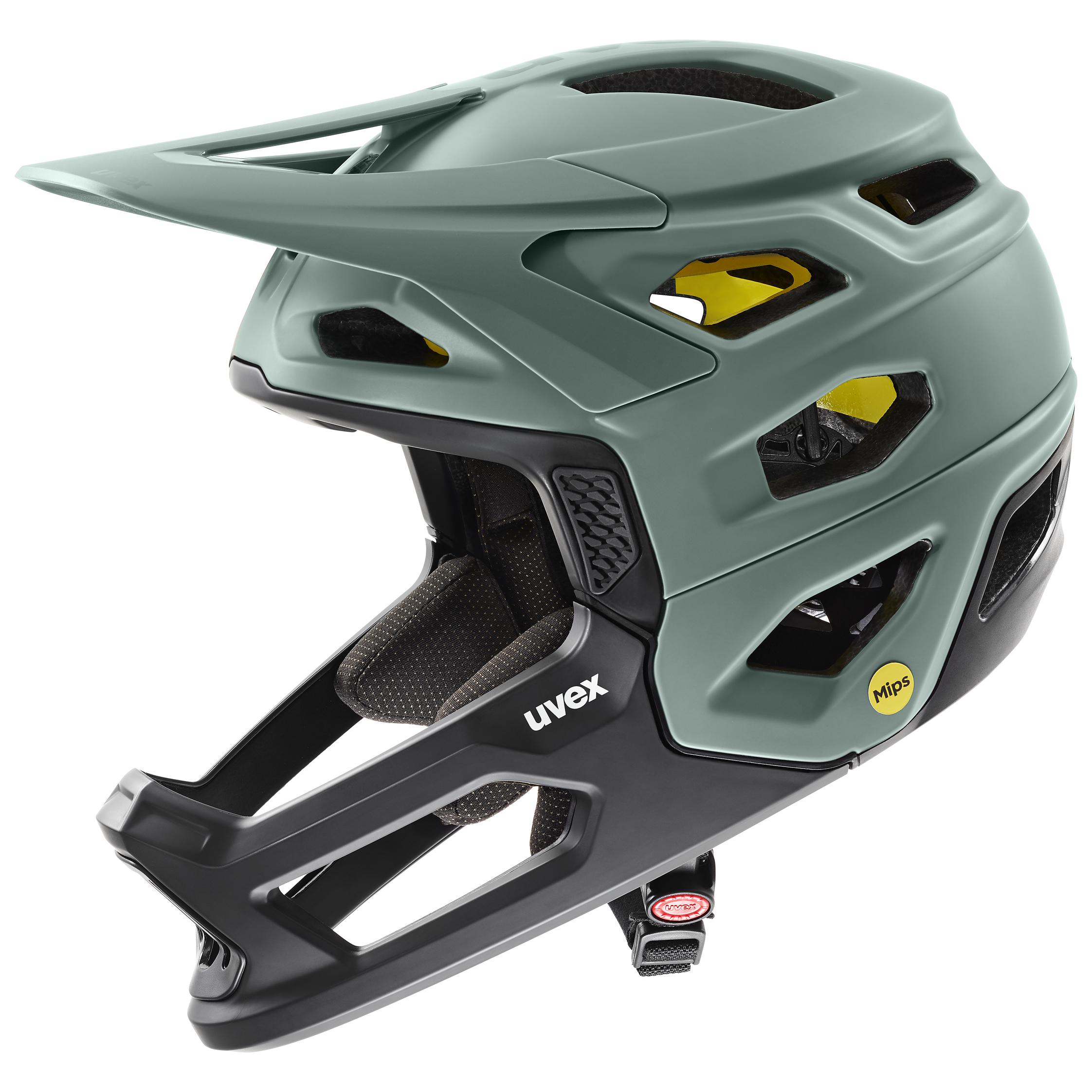 Uvex Revolt MIPS Moss Green-Black Matt